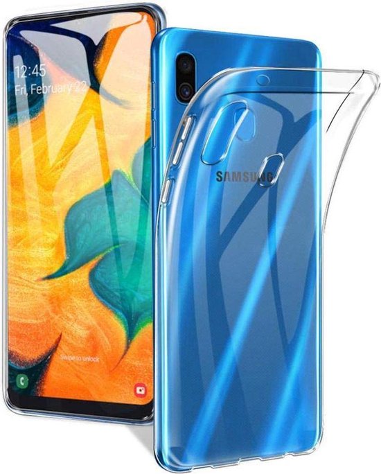 Samsung Galaxy A10 Hoesjes – Transparante Siliconen Backcover – Flexibel – Schokabsorberend-Ilumina Benelux