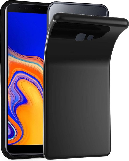 Samsung Galaxy J4 2018 Hoesjes – Siliconen Backcover – Flexibel – Schokbestendig – Zwart-Ilumina Benelux