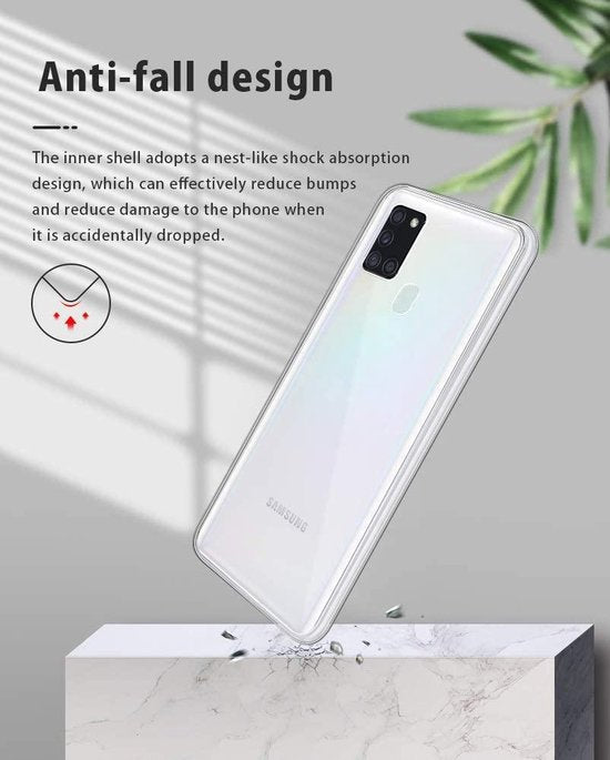 Samsung Galaxy A21S Hoesjes – Siliconen Backcover – Soft Touch – Transparant-Ilumina Benelux