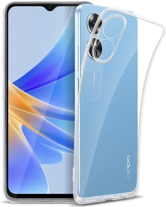 OPPO A18 / A38 Hoesjes – Siliconen Backcover – Transparant – Soft TPU – Beschermhoes-Ilumina Benelux