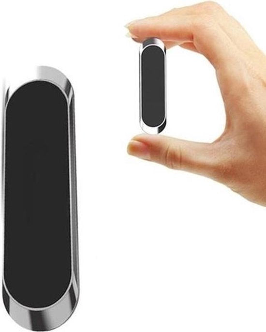 Telefoonhouder auto – Magnetisch plaatje – Sterke magneet – Universeel – Zilver-Ilumina Benelux