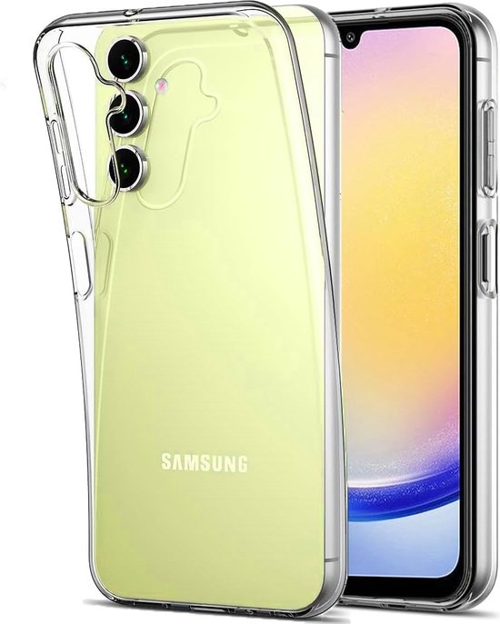 Samsung Galaxy A25 Hoesjes – Siliconen Backcover – Soft Touch – Transparant – Schokbestendig-Ilumina Benelux