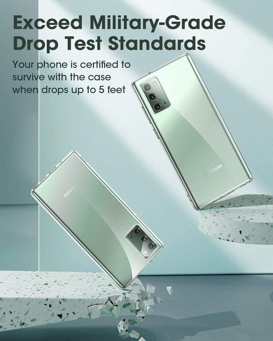 Samsung Galaxy Note 20 Hoesjes – Siliconen Backcover – Soft Silicone – Transparant-Ilumina Benelux