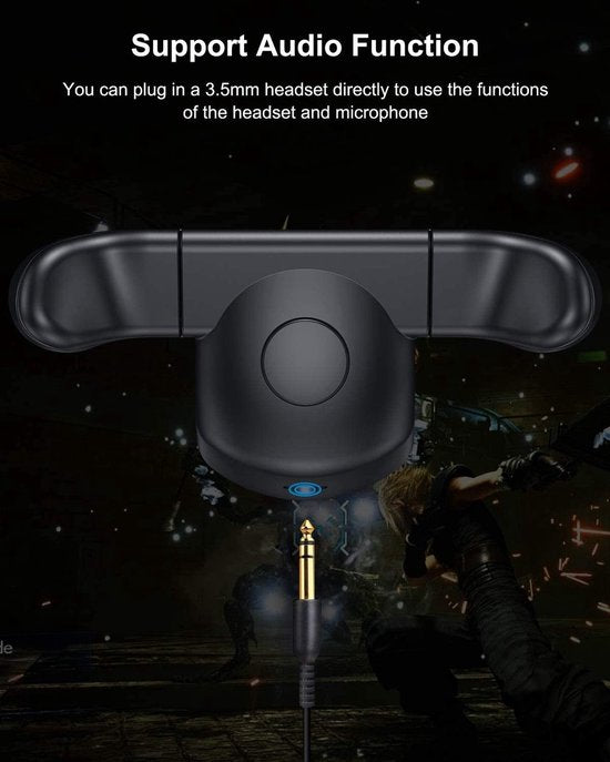 Back Button Attachment voor PS4 Controller – Programmeerbare Paddles met Turbo-functie & LED Display – Plug & Play – Geschikt voor: Playstation 4 Controller
