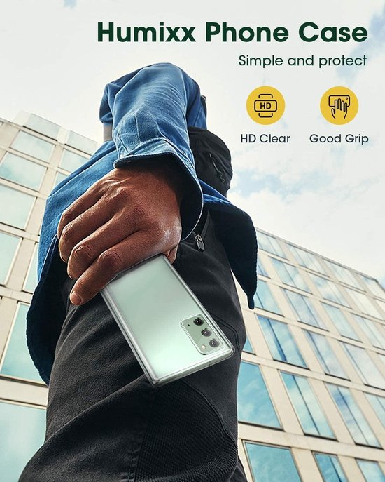 Samsung Galaxy Note 20 Hoesjes – Siliconen Backcover – Soft Silicone – Transparant-Ilumina Benelux