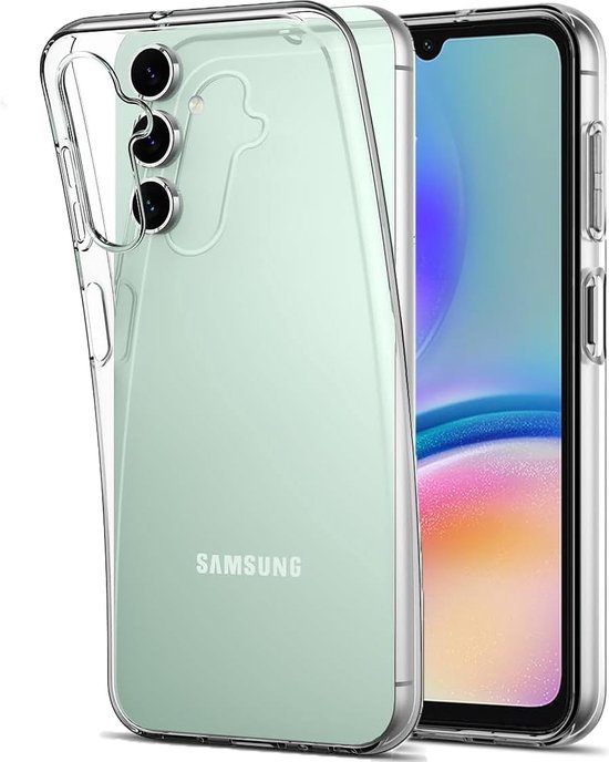 Samsung Galaxy A05s Hoesjes – Transparante Siliconen Backcover – Flexibel – Anti Kras-Ilumina Benelux