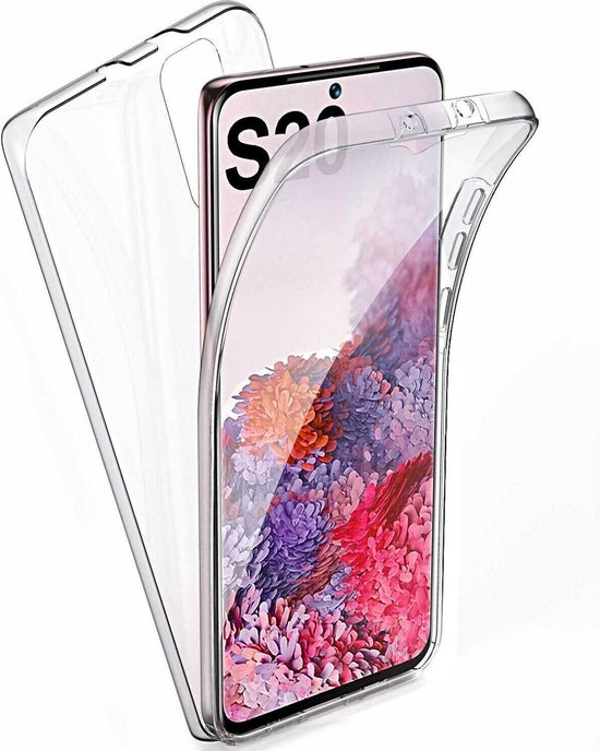 Samsung Galaxy S20 Hoesjes – Dubbelzijdig 360° Full Cover – Transparant – Schokbestendig – Transparant-Ilumina Benelux