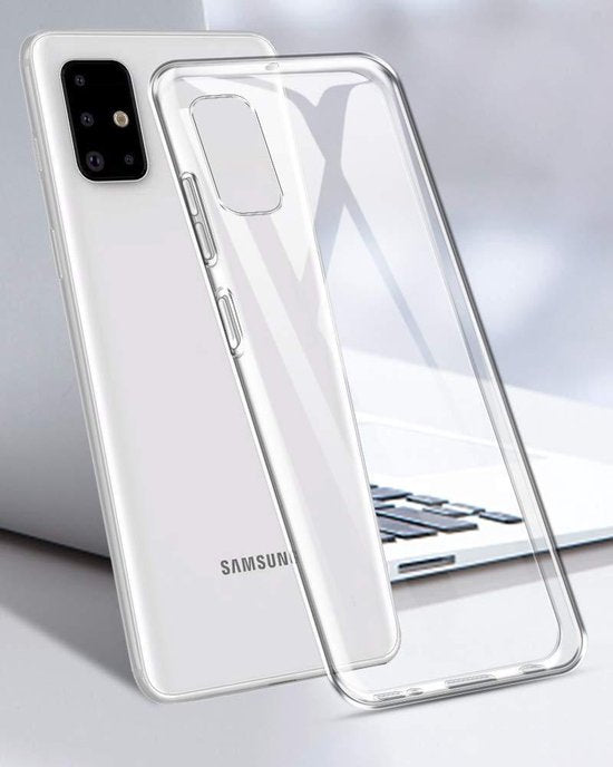 Samsung Galaxy A71 Hoesjes – Transparante Siliconen Backcover – Flexibel – Schokabsorberend-Ilumina Benelux