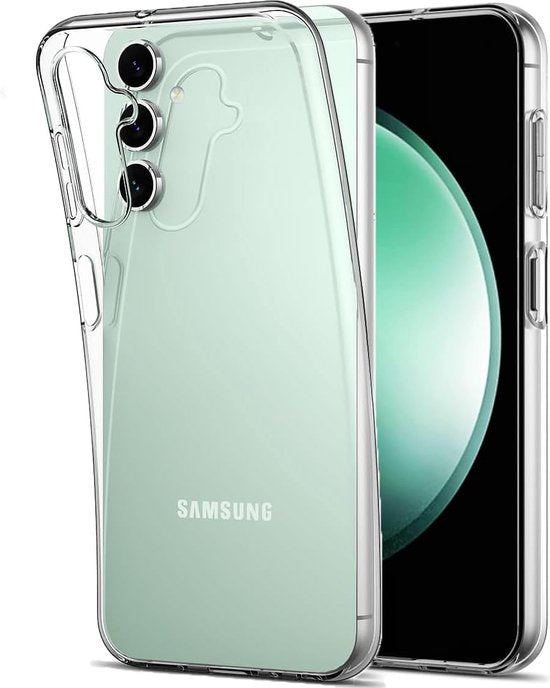 Samsung Galaxy S23 FE Hoesjes – Siliconen Backcover – Flexibel – Transparant – Doorzichtig-Ilumina Benelux