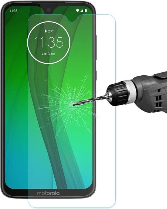 Screenprotector - Geschikt voor Motorola Moto G7 Plus - 9H Glas (1-Pack)