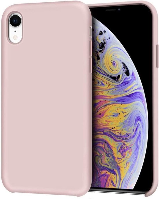 iPhone X / XS Hoesjes – Siliconen Backcover – Soft Silicone – Schokbestendig – Pink Sand-Ilumina Benelux