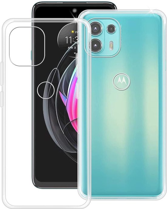 Motorola Edge 20 Lite Hoesjes – Siliconen Backcover – Transparant – Flexibel – Schokbestendig-Ilumina Benelux