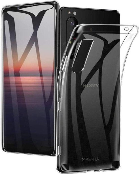 Sony Xperia 1 II Hoesjes – Siliconen Backcover – Schokbestendig – Transparant-Ilumina Benelux