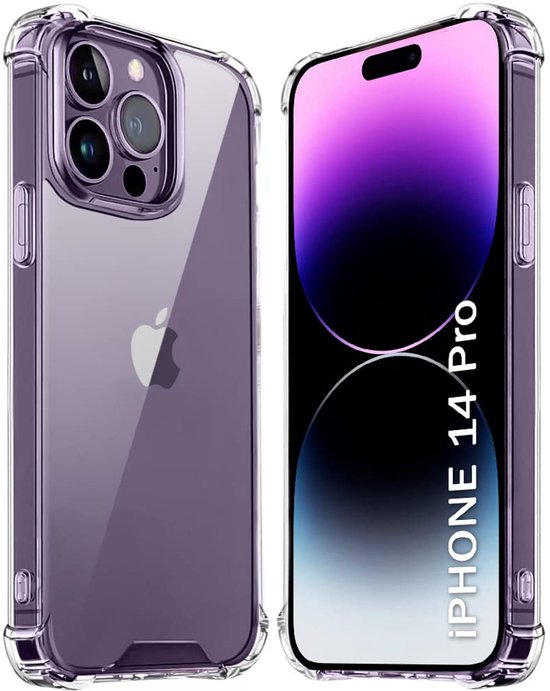 iPhone 14 Pro Hoesjes – Ultra-Hybrid Backcover – Schokbestendig – Crystal Clear – Transparant-Ilumina Benelux