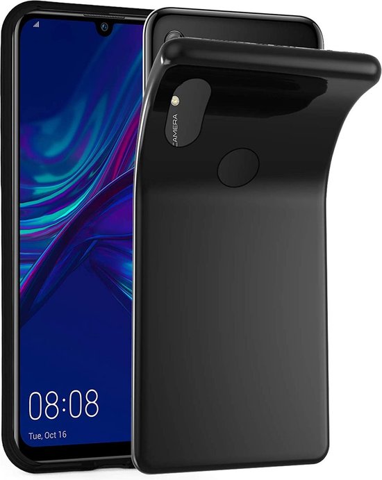 Huawei P Smart 2019 Hoesjes – Siliconen Backcover – Schokbestendig – Zwart-Ilumina Benelux