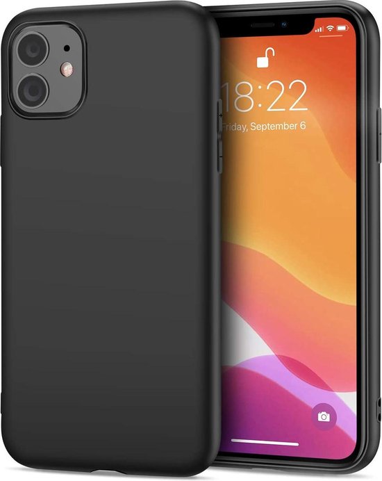 iPhone 12 Pro Max Hoesjes – Soft Silicone Backcover – Schokbestendig – Zwart-Ilumina Benelux