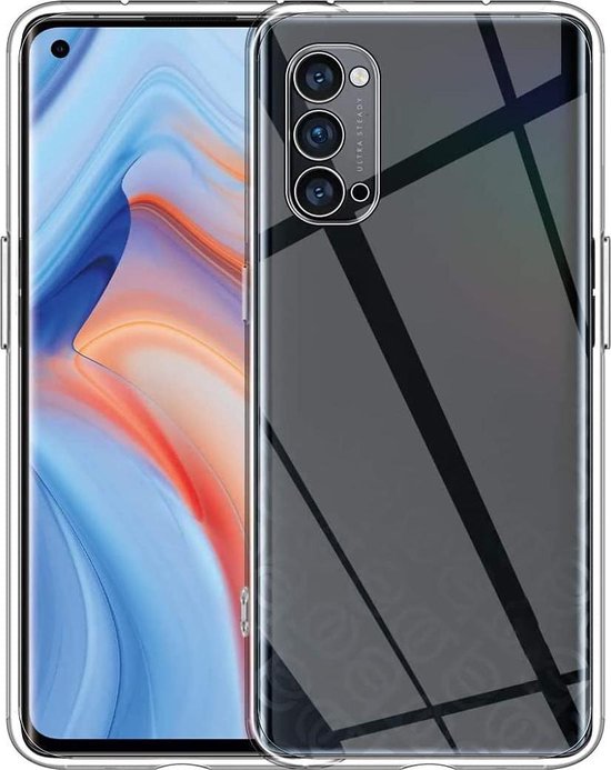Oppo Reno 4 Pro 5G Hoesjes – Siliconen Backcover – Schokbestendig – Transparant-Ilumina Benelux