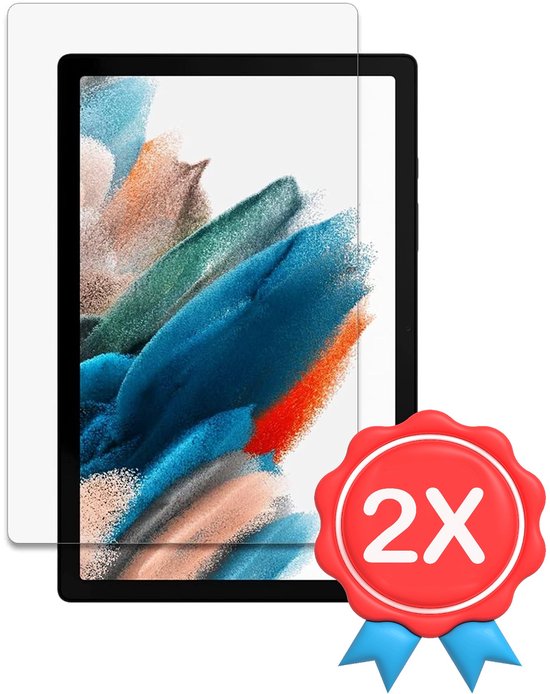 Screenprotector – Geschikt voor Samsung Galaxy Tab A8 10.5 (2021/2022) – Gehard Glas – Anti-kras – 2-Pack Tempered Glas-tabletscreenprotectors-Ilumina Benelux