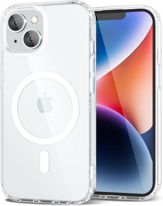iPhone 14 Hoesjes – Transparante Backcover – MagSafe Compatibel – Schokbestendig – Clear-Ilumina Benelux