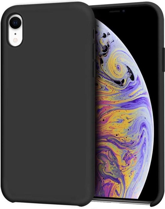iPhone X / XS Hoesjes – Siliconen Backcover – Soft Silicone – Schokbestendig – Zwart-Ilumina Benelux