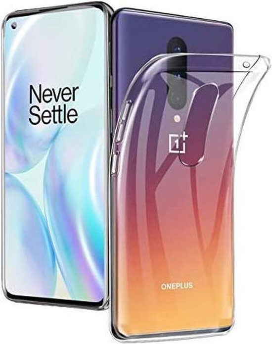 OnePlus 8 Hoesjes – Siliconen Backcover – Schokbestendig – Transparant-Ilumina Benelux