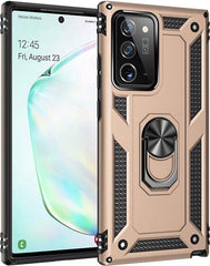Samsung Galaxy Note 20 Ultra Hoesjes – Anti-Shock Hybride Ring Armor Backcover – Schokbestendig – Goud