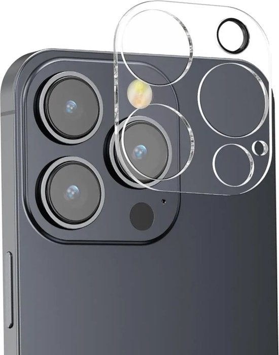 iPhone 16 Pro Max Hoesjes – Anti-shock Siliconen Backcover – Transparant – 3x Screenprotector Gehard Glas – 3x Camera Lens Protector-Ilumina Benelux
