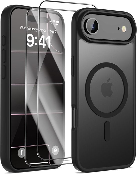 iPhone Air Hoesjes – Magnetische MagSafe Backcover – Krasbestendig – Slank Design – Inclusief 2x Screenprotector-Ilumina Benelux
