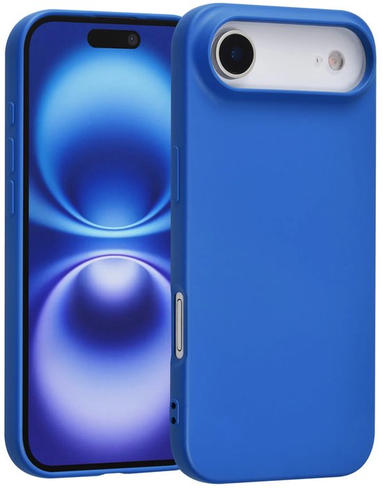 iPhone Air Hoesjes – Liquid Siliconen Backcover – Soft Touch – Diepblauw-Ilumina Benelux