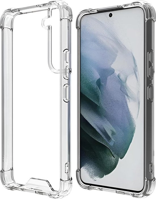 Samsung Galaxy S21 FE Hoesjes – Crystal Clear Backcover – Schokbestendig – Transparant-Ilumina Benelux