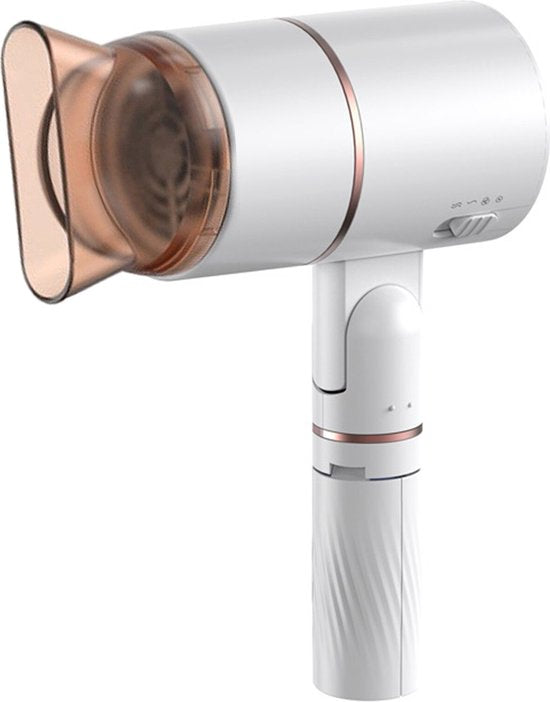 Haardroger – 1800W Sneldrogend – Ionentechnologie – 3 Warmtestanden – Opvouwbaar Met Standaard – Zwart-Ilumina Benelux