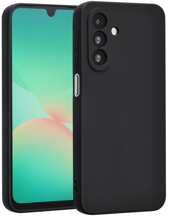 Samsung Galaxy A26/A17 5G Hoesjes – Liquid Siliconen Backcover – Schokbestendig – Soft Touch – Zwart-Ilumina Benelux