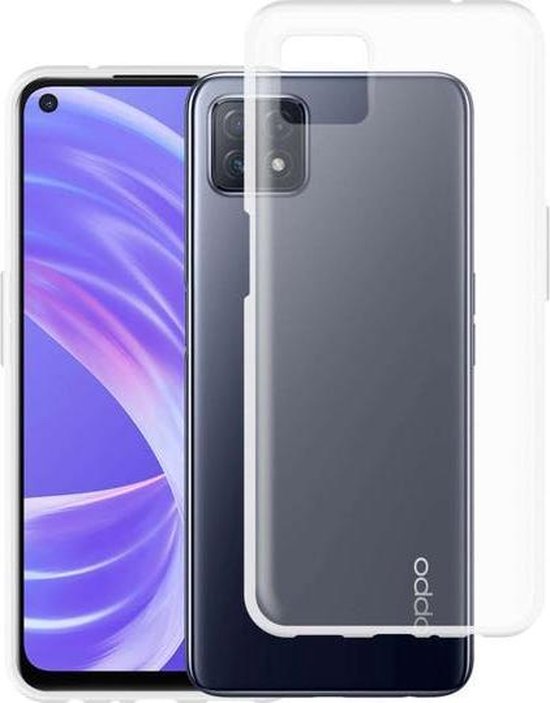 Oppo A73 Hoesjes – Siliconen Backcover – Transparant – Flexibel – Anti Kras-Ilumina Benelux