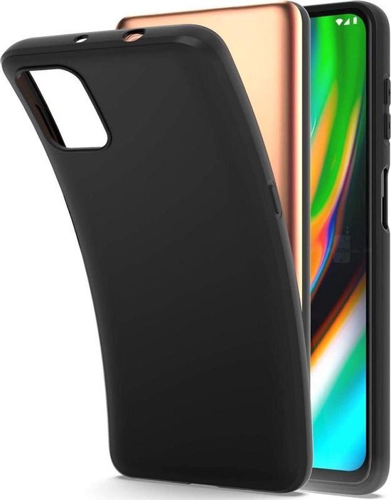 Motorola Moto G9 Plus Hoesjes – Siliconen TPU Backcover – Schokbestendig – Inclusief 3x Screenprotector – Zwart-Ilumina Benelux