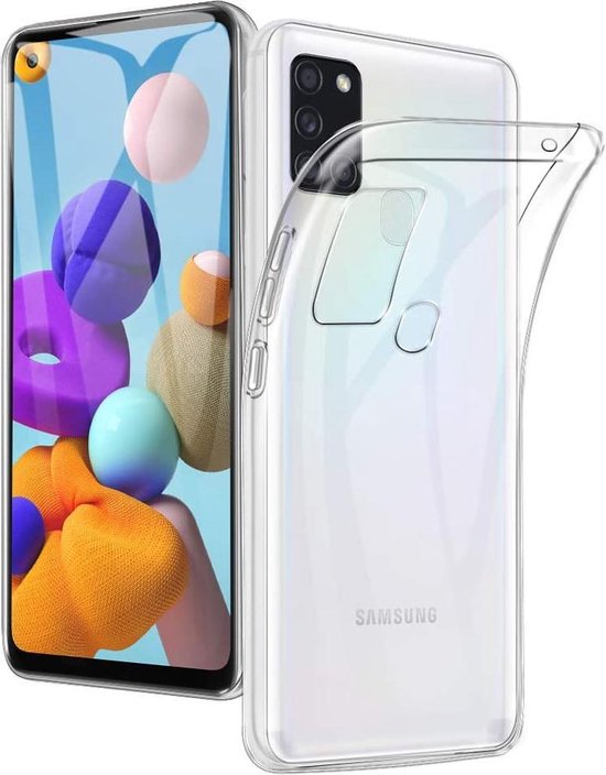 Samsung Galaxy A21S Hoesjes – Siliconen Backcover – Soft Touch – Transparant-Ilumina Benelux