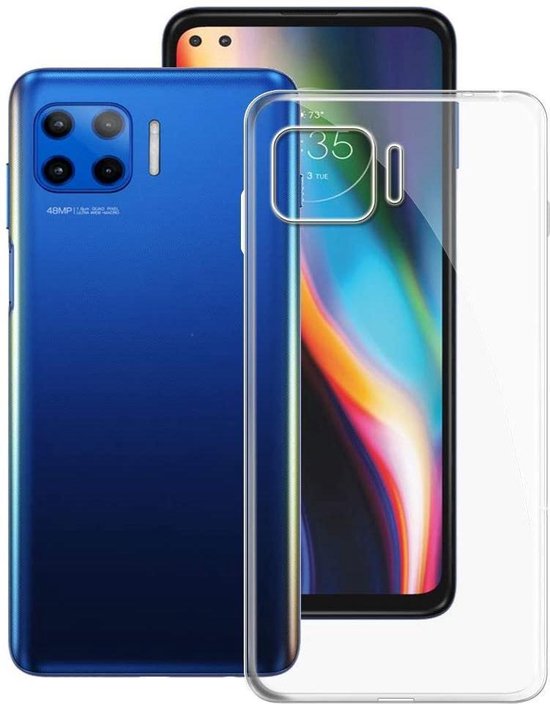 Motorola Moto G 5G Plus Hoesjes – Siliconen Backcover – Transparant – Soft TPU – Schokbestendig