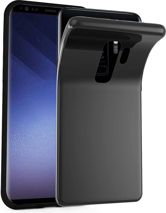 Samsung Galaxy S9 Hoesjes – Siliconen Backcover – Soft Touch – Schokbestendig – Zwart-Ilumina Benelux