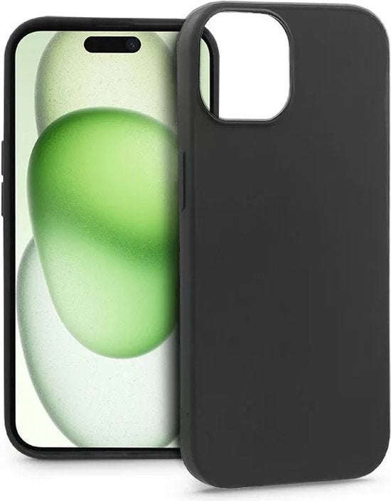 iPhone 15 Pro Max Hoesjes – Soft Silicone Backcover – Zwart – Inclusief 2x Screenprotector-Ilumina Benelux
