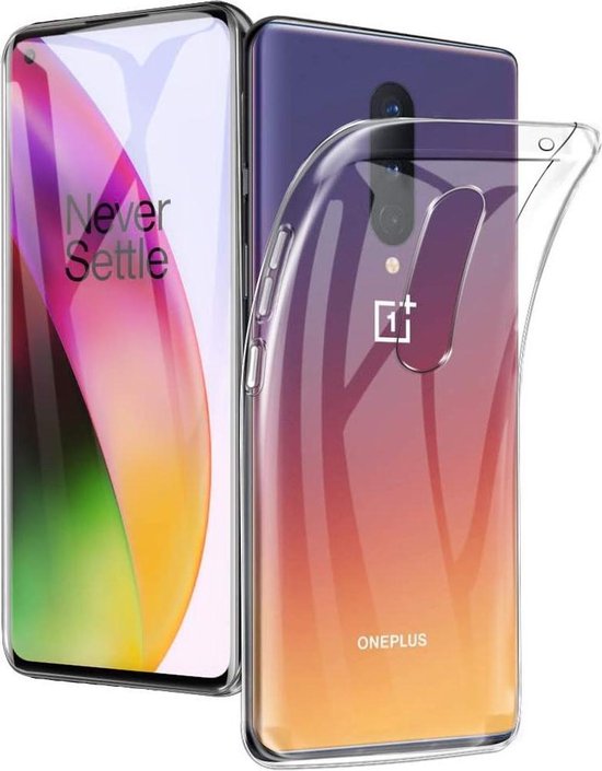 OnePlus 8 Hoesjes – Siliconen Backcover – Transparant – Soft Silicone – Schokbestendig-Ilumina Benelux
