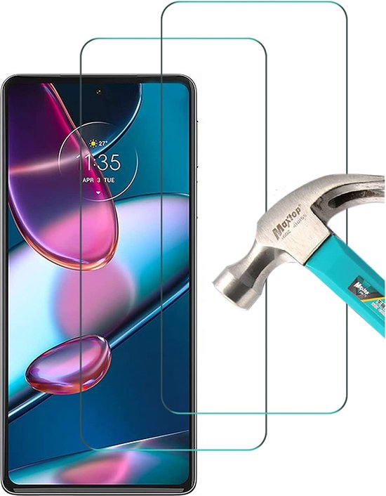 Screenprotector - Geschikt voor Motorola Edge 30 Pro Screenprotector 3x - 9H Glas (3-Pack)