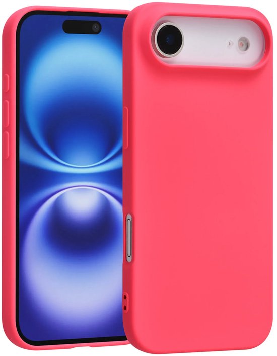 iPhone Air Hoesjes – Liquid Siliconen Backcover – Soft Touch – Schokbestendig – Felroze-Ilumina Benelux