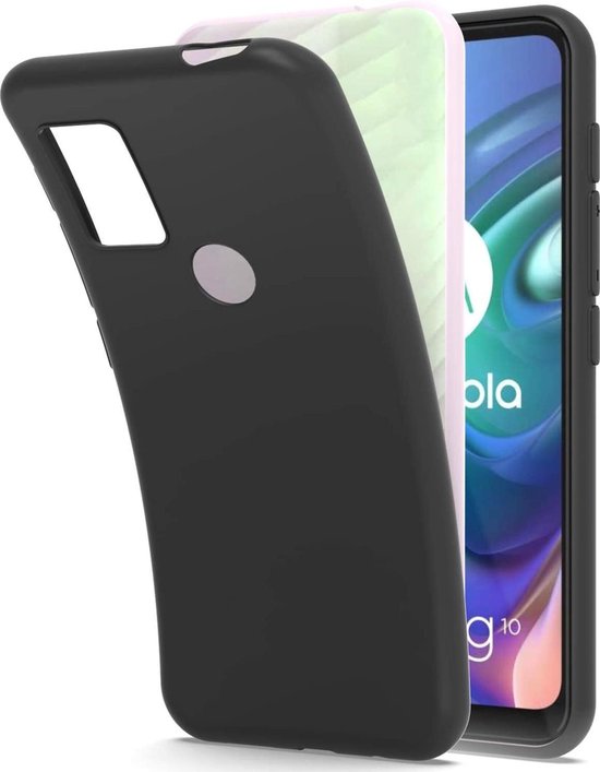 Motorola Moto G10/G20/G30 Hoesjes – Siliconen TPU Backcover – Schokbestendig – Incl. 2x Screenprotector – Zwart-Ilumina Benelux