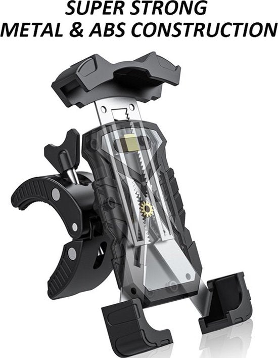 Telefoonhouder fiets & motor – Universele stuurhouder – 360° draaibaar – Voor 4.7-6.8 inch smartphones – Zwart-Ilumina Benelux