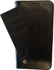 Samsung Galaxy A25 Hoesjes – Multi Storage Portemonnee Hoes – 9 Pasjesvakken – Magneetsluiting – Zwart