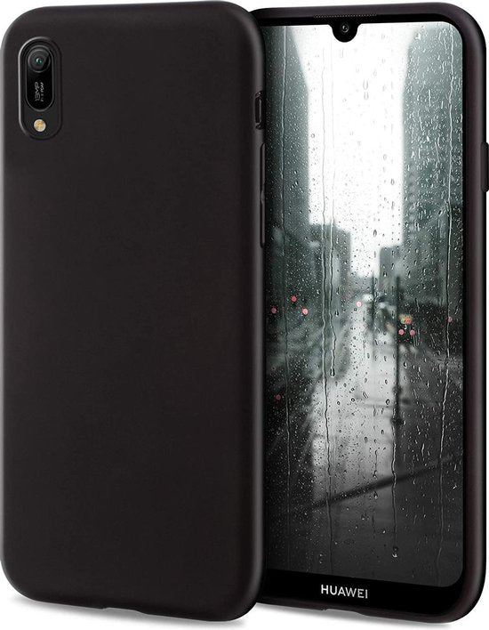Huawei Y6 2019/Y6s 2020 Hoesjes – Siliconen Backcover – Schokbestendig – Zwart-Ilumina Benelux