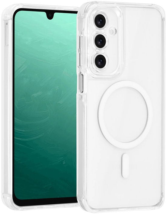 Samsung Galaxy A16 Hoesjes – Transparante Backcover – Schokbestendig – MagSafe Compatibel – Doorzichtig-Ilumina Benelux