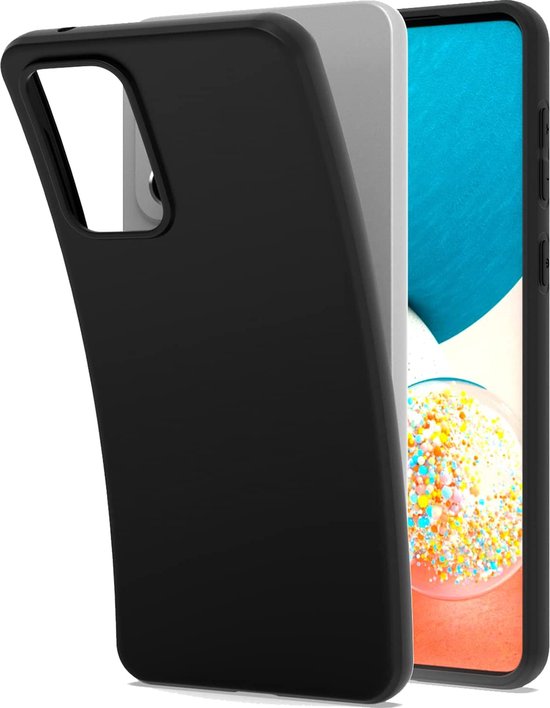 Samsung Galaxy A53 5G Hoesjes – Siliconen Backcover – Flexibel – Schokbestendig – Zwart-Ilumina Benelux