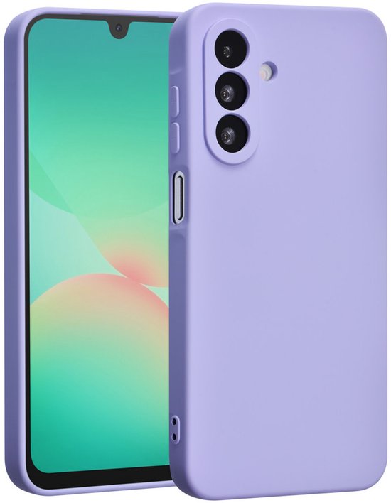 Samsung Galaxy A16 Hoesjes – Liquid Siliconen Backcover – Schokbestendig – Soft Touch – Lila-Ilumina Benelux