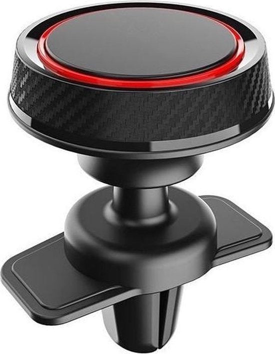 Telefoonhouder auto – Magnetisch – Voor Ventilatierooster – Universeel – Zwart-Telefoonhouders-Ilumina Benelux