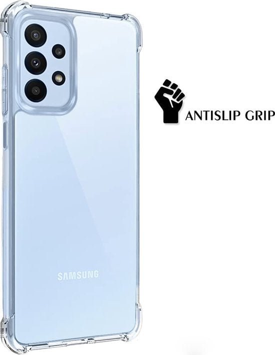 Samsung Galaxy A73 5G Hoesjes – Crystal Clear Backcover – Schokbestendig – Transparant – Anti-Kras-Ilumina Benelux